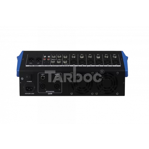 Tarboc MG-XM8D Активный 8-канальный микшер, 2х350 Вт., FX, MP3, Bluetooth