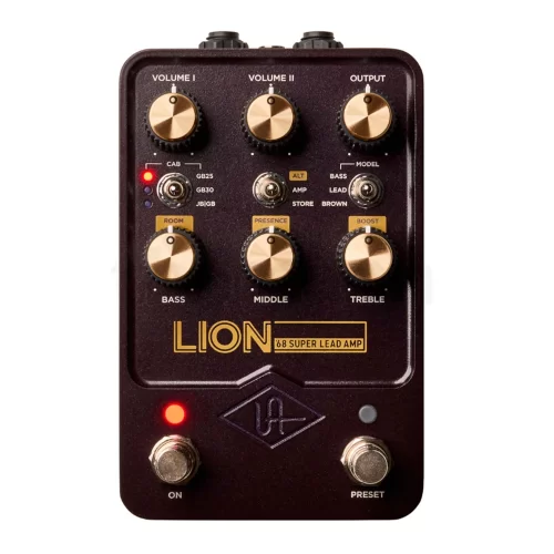 Universal Audio Lion 68 Super Lead Amp Black Гитарный предусилитель