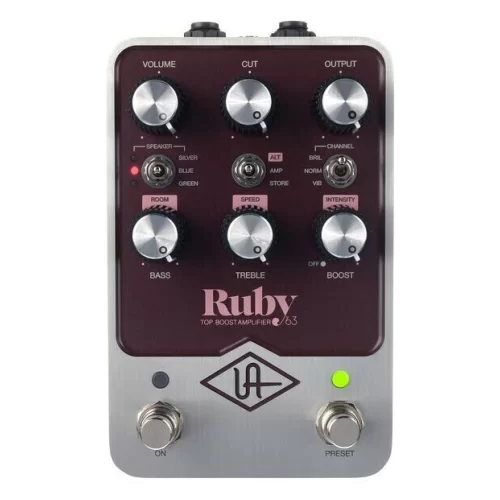 Universal Audio UAFX Ruby '63 Гитарный предусилитель и эмулятор кабинетов