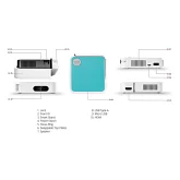 ViewSonic M1 mini Plus Лазерный проектор, FWVGA (854x480)