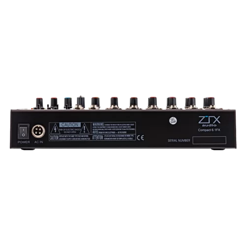 ZTX audio Compact 6.1Fx 8-канальный микшерный пульт, FX, MP3, Bluetooth