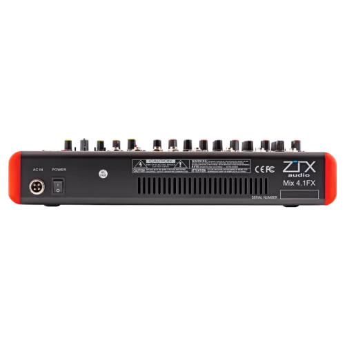 ZTX audio Mix 4.1.Fx 6-канальный микшерный пульт, FX, MP3, Bluetooth