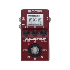 Zoom MS-60B Компактный процессор эффектов для бас-гитары