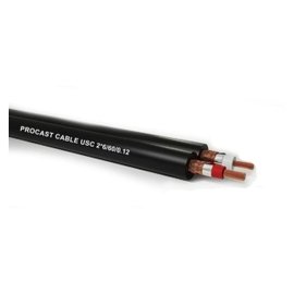 PROCAST Cable USC 2*6/60/0.12 Профессиональный инсталляционный двухканальный звуковой сигнальный кабель