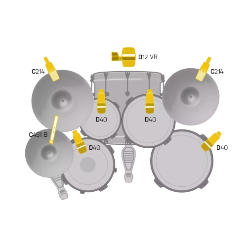 AKG DrumSet Premium Комплект микрофонов для ударных инструментов