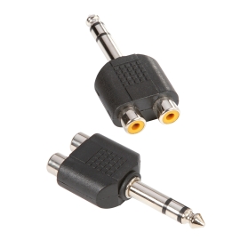 Adam Hall 7549 Y-переходник 2 x mono RCA(F)-6,3 stereo Jack(M)