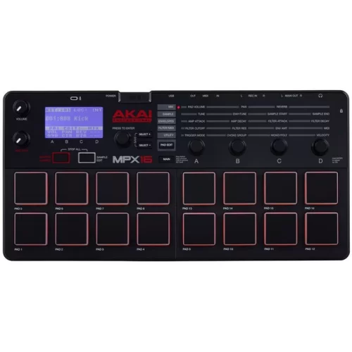 Akai MPX16 Настольный фразовый семпл-плеер и рекордер