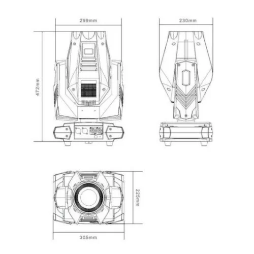 Anzhee PRO H150Z-SPOT Cветодиодный вращающийся прожектор