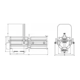 Anzhee PRO Profile 200 RGBW ZOOM Театральный профильный прожектор, 200 Вт.