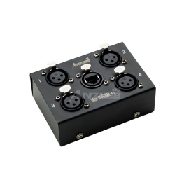 Anzhee SBox RJ45 DMX 4-F Разветвитель, Ethernet - 4 х XLR-F