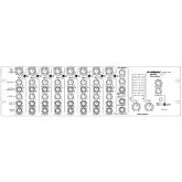 Ashly MX-508 Рэковый микшер, 8 стерео входов