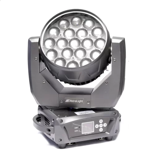 AstraLight BMZ1519 Вращающаяся голова ZOOM 19x15W LED RGBW