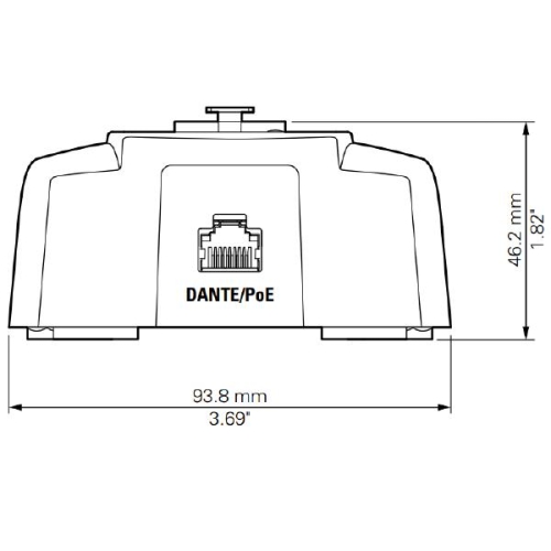 Audio-Technica ATND8677a Настольная подставка с Dante