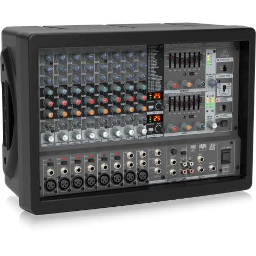 Behringer PMP1680S 10-канальный активный микшер, 2x600 Вт.