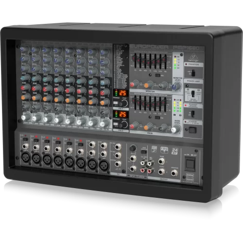 Behringer PMP1680S 10-канальный активный микшер, 2x600 Вт.