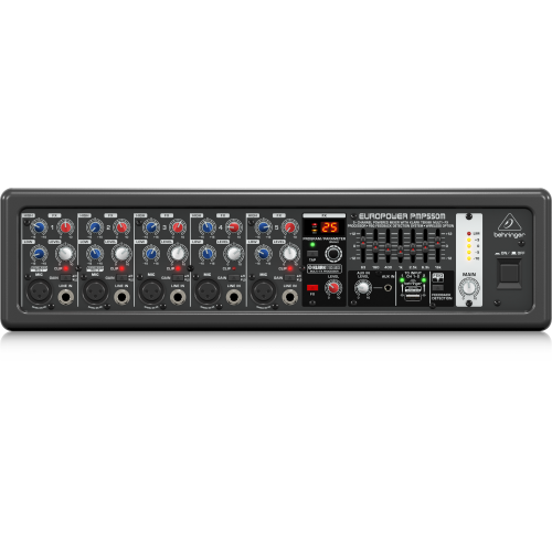 Behringer PMP550M 5-канальный активный микшер, 2x250 Вт.