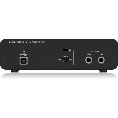 Behringer UMC202HD USB аудиоинтерфейс, 2x2