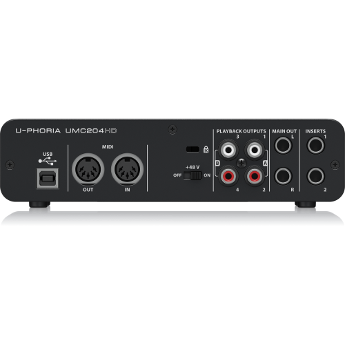 Behringer UMC204HD USB аудиоинтерфейс, 2x4