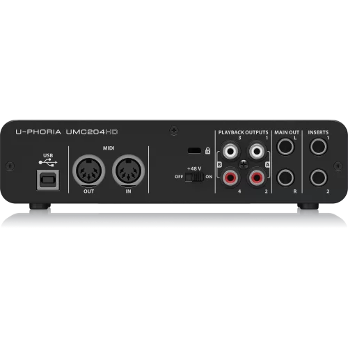 Behringer UMC204HD USB аудиоинтерфейс, 2x4