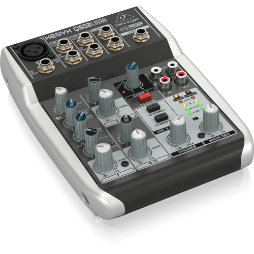 Behringer Q502USB 5-канальный аналоговый микшер