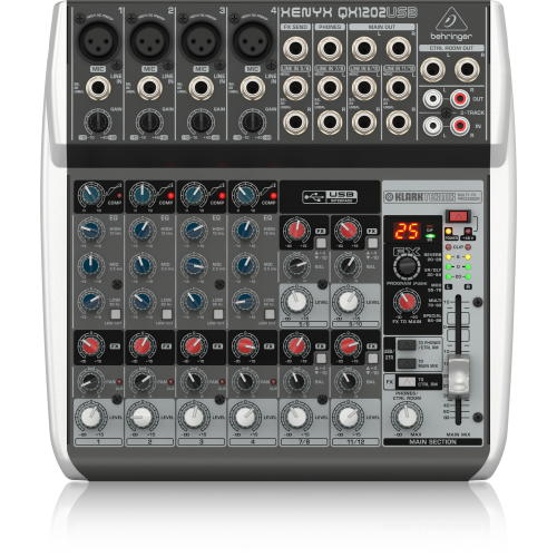 Behringer QX1202USB 12-канальный аналоговый микшер