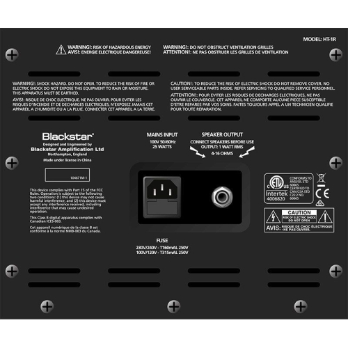 Blackstar HT-1R Ламповый гитарный комбоусилитель, 1 Вт., 8 дюймов