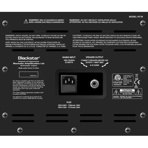 Blackstar HT-1R Ламповый гитарный комбоусилитель, 1 Вт., 8 дюймов