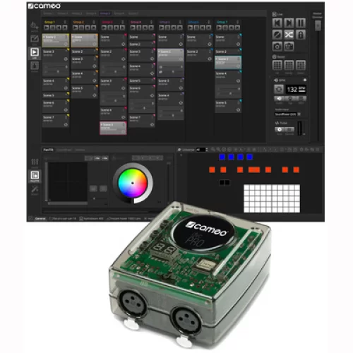 Cameo DVC Pro Интерфейс USB-DMX и пакет программного обеспечения, 1024 каналов