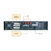 DSPPA MP-1500 Трансляционный усилитель, 350 Вт.