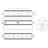 DiaLighting Led bar 36x4 Светодиодная панель, 36x4 Вт., RGBW