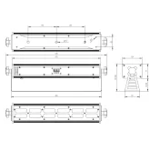 DiaLighting Led bar 36x4 Светодиодная панель, 36x4 Вт., RGBW