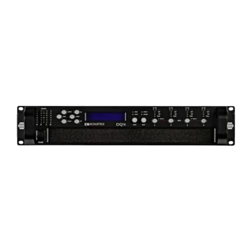 EM Acoustics DQ10D Усилитель, 4х2500 Вт.- 4 Ом, 70/100В, DSP, AES3, Dante