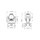 ESTRADA PRO LED MH 15S WH Вращающаяся голова 15W Spot