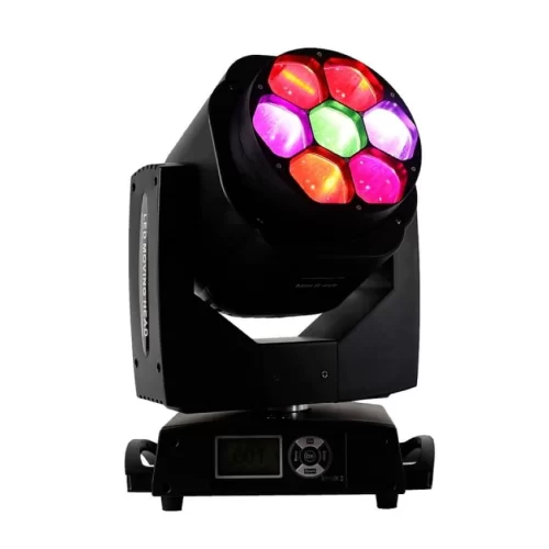 ESTRADA PRO LED MH715 BEE EYE Zoom Светодиодная вращающаяся голова Multi Beam 7 шт. х 15W RGBW