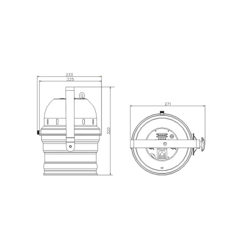 ESTRADA PRO PAR64 1812 Светодиодный световой прожектор LED PAR64 188 18x12W RGBWAUV