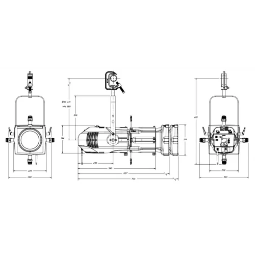 ETC Source Four LED Series 3 Профильный прожектор белого света, 1900-10450 К