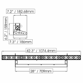 Elation ELED Strip RGBW Светодиодная панель, RGBW, 64х1 Вт.