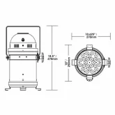 Elation ELED TRI 64 black Прожектор Par с технологией Tri Color Led