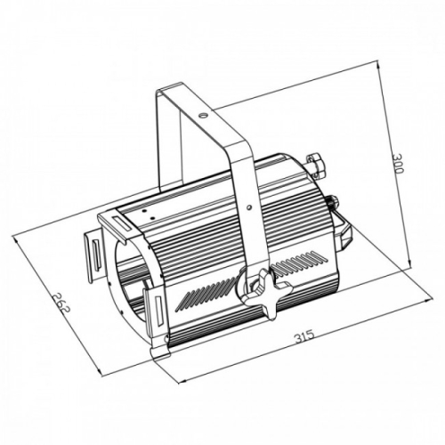 Elation TSP500FN-B Профессиональный театральный прожектор