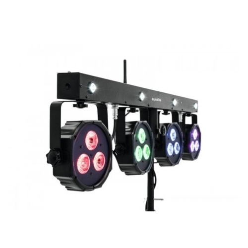 Eurolite LED KLS-170 Световой комплект, 4 прожектор, 3х9  Вт., RGB