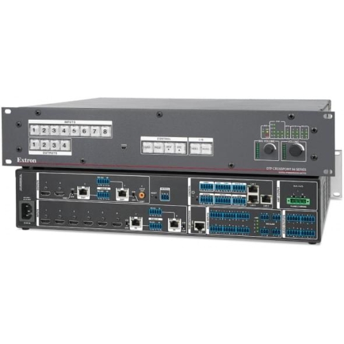 Extron DTP CrossPoint 84 Скалирующий презентационный матричный коммутатор CrossPoint 8x4 с технологией DTP