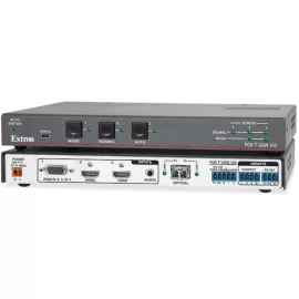 Extron FOX T USW 103 MM Коммутатор с тремя входами и встроенным оптоволоконным передатчиком для HDMI, VGA, аудио и RS-232