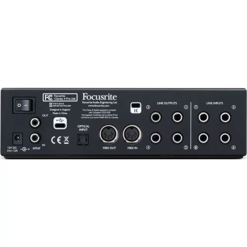 Focusrite Clarett 4Pre USB USB аудиоинтерфейс, 18x8