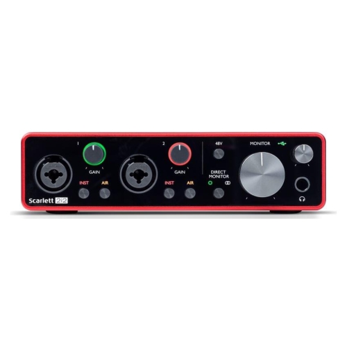 Focusrite Scarlett 2i2 3rd Gen Аудиоинтерфейс USB, 2х2