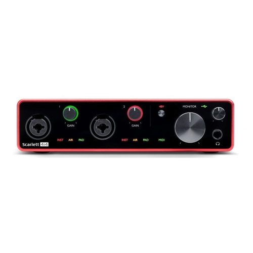 Focusrite Scarlett 4i4 3rd Gen Аудиоинтерфейс USB, 4х4