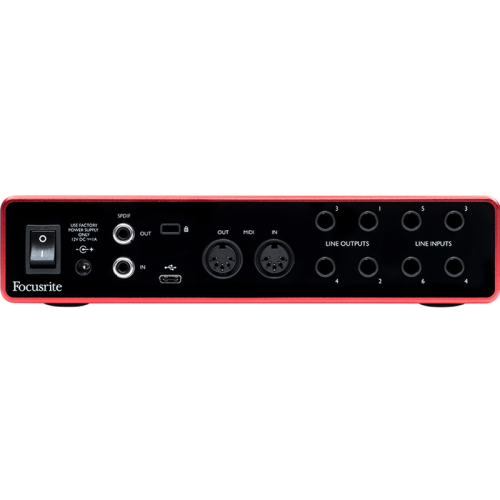 Focusrite Scarlett 8i6 3rd Gen Аудиоинтерфейс USB, 8х6