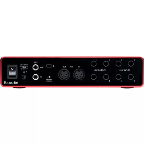 Focusrite Scarlett 8i6 3rd Gen Аудиоинтерфейс USB, 8х6