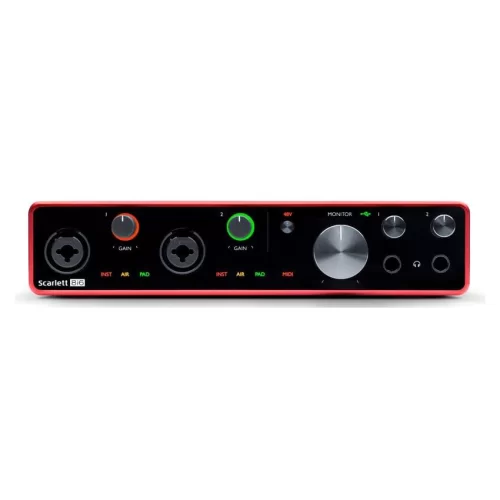 Focusrite Scarlett 8i6 3rd Gen Аудиоинтерфейс USB, 8х6