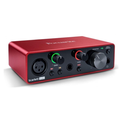 Focusrite Scarlett Solo 3rd Gen Аудиоинтерфейс USB, 2х2