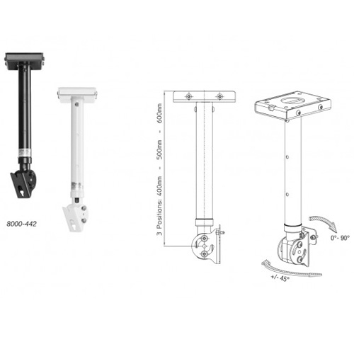 Genelec 8000-442B Потолочное крепление для мониторов 8010-8050, 8320-8350, 8331-8351, 4040